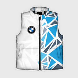 Женский жилет Бмв - фрагментация синяя