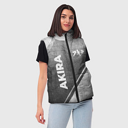 Женский жилет Akira - grey gradient вертикально, цвет: 3D-черный — фото 2