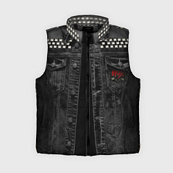 Женский жилет Джинсовка Ария с татуировками викингов, цвет: 3D-черный
