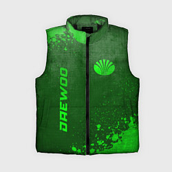 Женский жилет Daewoo - green gradient вертикально, цвет: 3D-черный