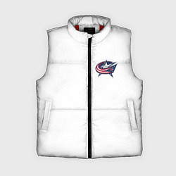 Женский жилет Columbus blue jackets - Sergey Bobrovsky, цвет: 3D-красный