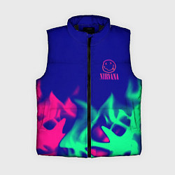 Женский жилет Nirvana fire neon