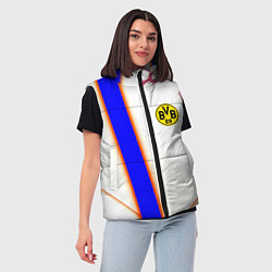 Женский жилет Borussia geometry sport, цвет: 3D-черный — фото 2