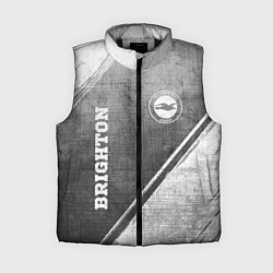 Женский жилет Brighton - grey gradient вертикально, цвет: 3D-черный