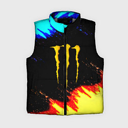 Женский жилет Monster energy огненные краски