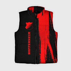 Женский жилет Hoffenheim - red gradient по-вертикали, цвет: 3D-черный