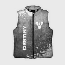 Женский жилет Destiny - grey gradient вертикально, цвет: 3D-черный