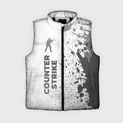 Женский жилет Counter Strike - white gradient по-вертикали, цвет: 3D-черный