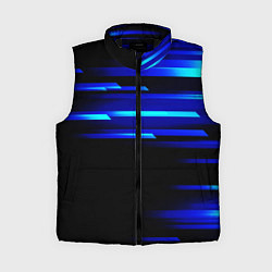 Женский жилет Color blue black, цвет: 3D-черный