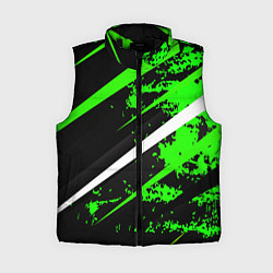 Женский жилет Color black and green