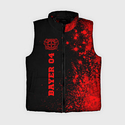 Женский жилет Bayer 04 - red gradient по-вертикали, цвет: 3D-черный