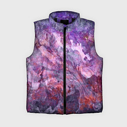 Женский жилет Абстракция - purple space stone