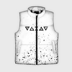 Женский жилет Ведьмак брызги красок, цвет: 3D-черный