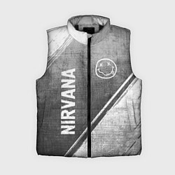 Женский жилет Nirvana - grey gradient вертикально, цвет: 3D-черный