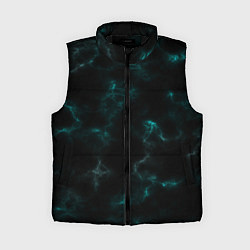 Женский жилет Color black turquoise