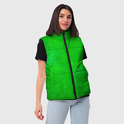 Женский жилет Свет зелёного фонаря, цвет: 3D-черный — фото 2