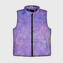 Женский жилет Фиолетовый свет фонаря, цвет: 3D-черный