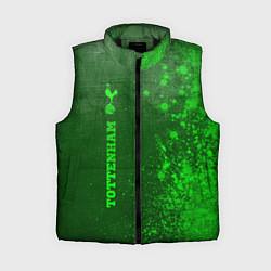 Женский жилет Tottenham - green gradient по-вертикали, цвет: 3D-черный