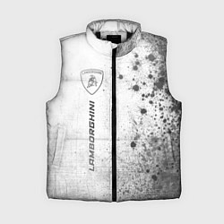 Женский жилет Lamborghini - white gradient по-вертикали, цвет: 3D-черный