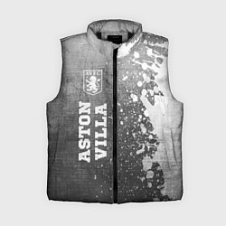 Женский жилет Aston Villa - grey gradient по-вертикали, цвет: 3D-черный