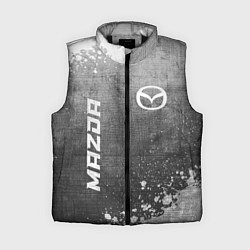 Женский жилет Mazda - grey gradient вертикально, цвет: 3D-черный