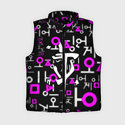 Женский жилет Doom неоновый паттерн, цвет: 3D-черный