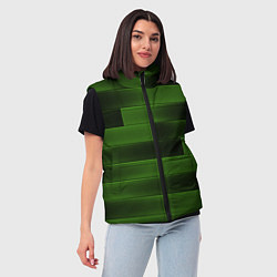 Женский жилет The color is green brick, цвет: 3D-черный — фото 2