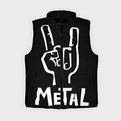 Женский жилет Metall, цвет: 3D-черный