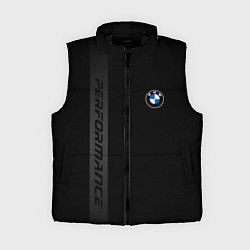 Женский жилет BMW - перфоманс монохром, цвет: 3D-черный