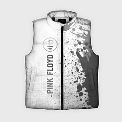 Женский жилет Pink Floyd - white gradient по-вертикали, цвет: 3D-черный