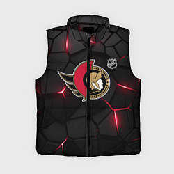 Женский жилет Оттава Сенаторз - НХЛ хоккей, цвет: 3D-черный