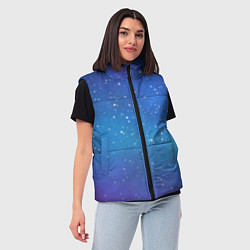 Женский жилет Ночное сияние, цвет: 3D-черный — фото 2
