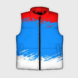 Женский жилет Патриот - флаг, цвет: 3D-черный