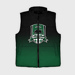 Женский жилет ФК Краснодар - градиент, цвет: 3D-черный