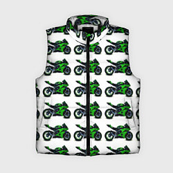 Женский жилет Motorbike green