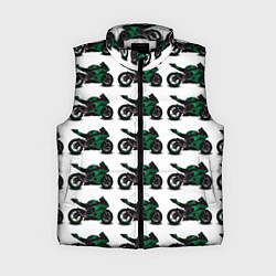 Женский жилет Motorbike dark green