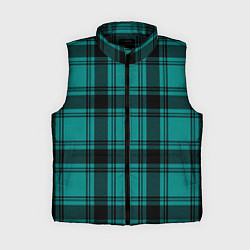 Женский жилет Checkered dark blue