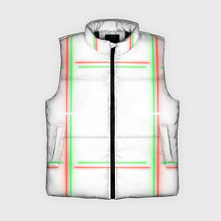 Женский жилет Neon light green red, цвет: 3D-черный