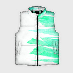 Женский жилет Color white light blue strip