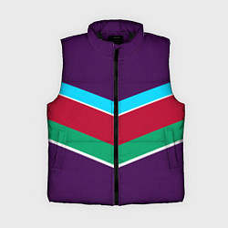 Женский жилет Фиолетовый с полосами