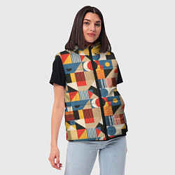 Женский жилет Ритмы Баухауса, цвет: 3D-черный — фото 2