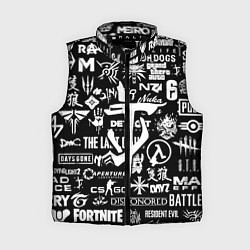 Женский жилет Doom логотипы всех игр