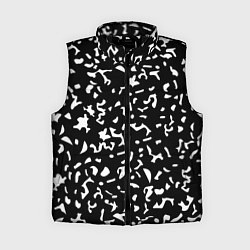 Женский жилет Черный камуфляж, цвет: 3D-черный