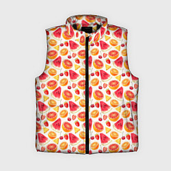 Женский жилет Ягодный микс