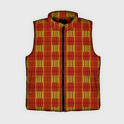Женский жилет Color neon orange stripes, цвет: 3D-черный