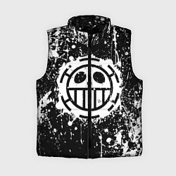 Женский жилет Пираты сердца - лого, цвет: 3D-черный