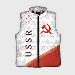 Женский жилет СССР, цвет: 3D-черный