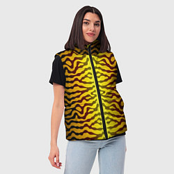 Женский жилет Скумбрия желтая, цвет: 3D-черный — фото 2