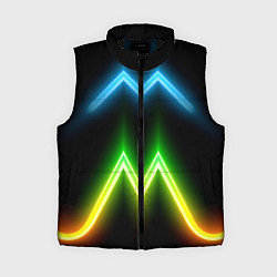 Женский жилет Neon multicolored lines