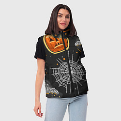 Женский жилет Атмосфера хэллоуина, цвет: 3D-черный — фото 2